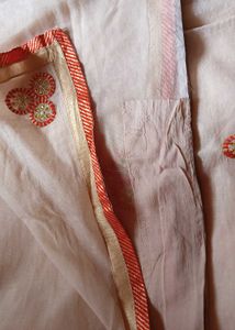 Elegant Saree with Embroidered Border