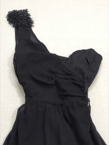 🖤 VINTAGE Y2K Black One-Shoulder Mini Dress