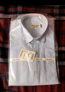Men's Textured Striped Shirt
