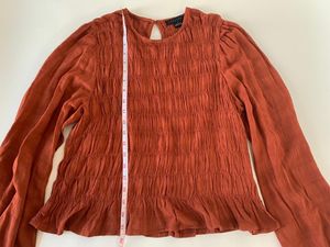 Chic Smocked Long Sleeve Top