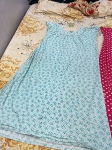 Comfortable Cotton Nighty Set - 2 Pcs