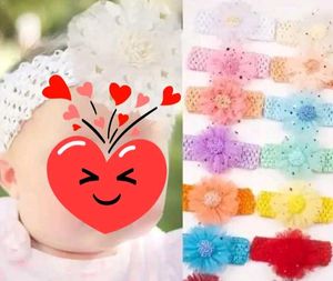 Multicolored Flower Headband For Baby Girl's (6pc)