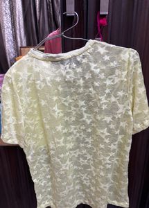 See Through Starry Veromoda Beach Top