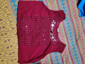 crop top with plazzo