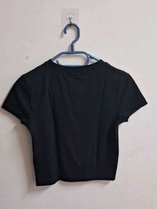Black Crop Top