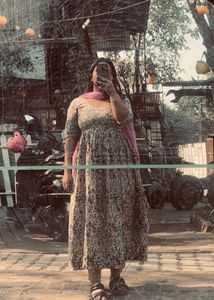 Beautiful Floral Print Kurta Set
