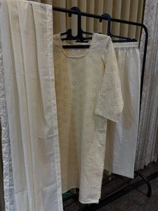 Elegant Chikankari Kurta Set