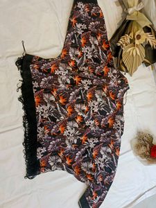 Boho Floral Kimono with Fringe