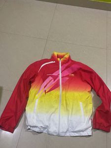 Sporty Colorblock Windbreaker Jacket