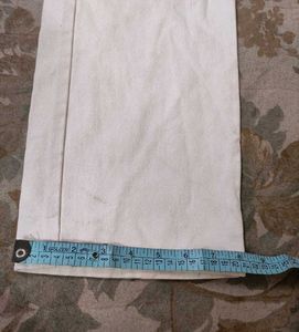 Zara women's cargo off white