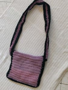 Handmade Crochet Crossbody Bag