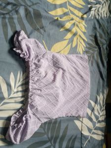 Sweet Lavender Puff Sleeve Top