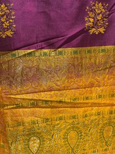 Vibrant Purple Ethnic Skirt with Dupatta