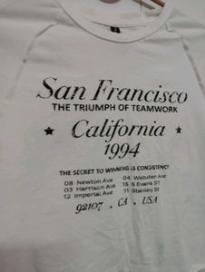 White San Francisco Graphic T-Shirt