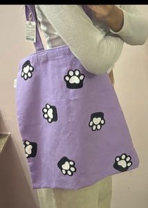 Paw Print Tote Bag miniso