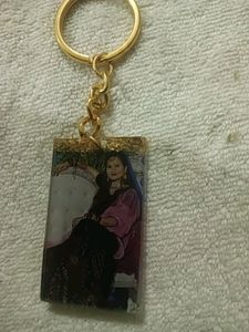 resin photo keychain
