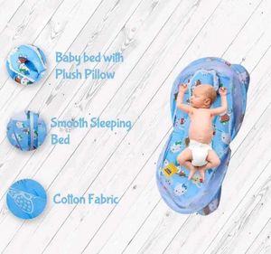 Aqua Blue Baby Sleeping Bed Set