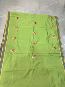 Green Handloom Saree - New