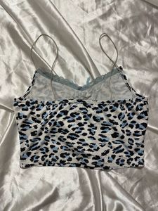 Y2K Leopard Print Camisole Top