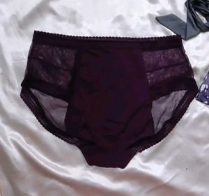 Purple Mesh Panty