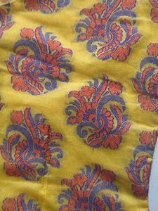Yellow Floral Print Kurta