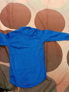 kids Blue Terno Long Sleeve Shirt