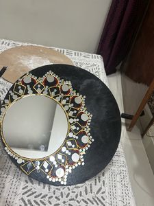 Big Mirror Lippan Artwork