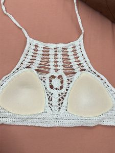 Boho Crochet Bikini Top