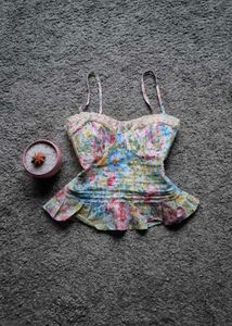 Fairycore Peplum Cami