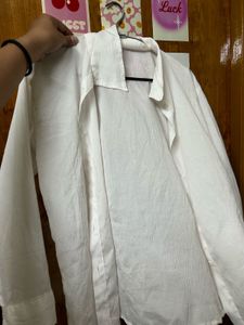 Classic White Button-Down Shirt