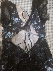 Newmee Floral Lace Maxi Dress