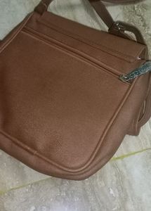 Leather Sling Bag / 350 Coins