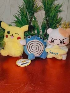 Pokemon Plush Toys Set of 3