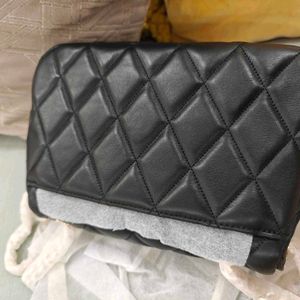Kate Spade Quilted Black Leather Shoulder Bag