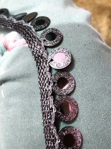 Decorative Tassel and Coin Border Trim