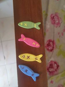 Cute Fish Cookie Hair Clips