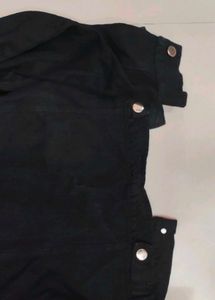 Black denim jacket