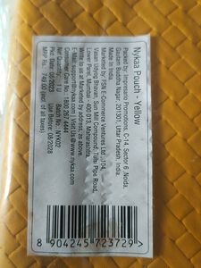 Nykaa Yellow Pouch Brand New