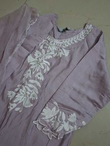 Elegant Embroidered Kurta Set with Dupatta