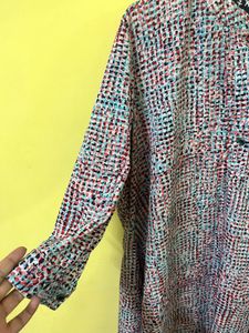 Colorful Abstract Print Kurta