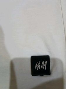 H&amp;M White Crew Neck T-Shirt