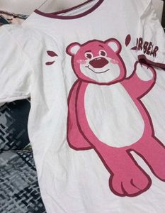 Cute Bear  night t-shirt