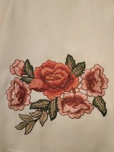 Embroidered Bell Sleeve Blouse