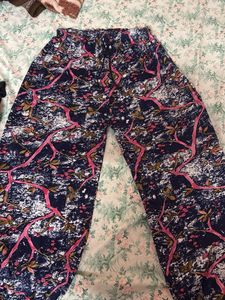 Boho Floral Print Palazzo Pants