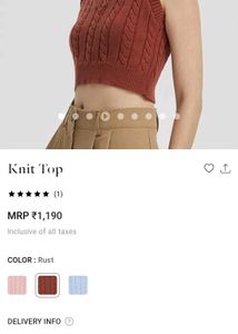 🤩🤩 Aww. Urbanic Style Knitted Crop Top