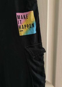 Stylish Black Cargo Pants