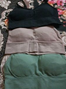 Comfortable Sports padded Bra Bundle set of 3