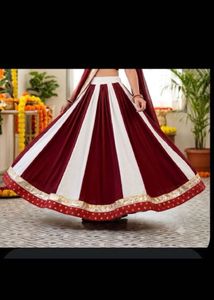 mix colour ghaghra