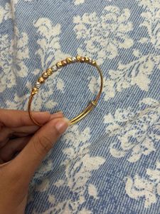 Tri-Color Beaded Bangle