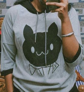 Cute Cat Graphic Hoodie t shirt